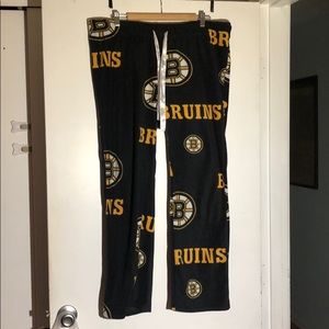 Boston Bruins fleece pants